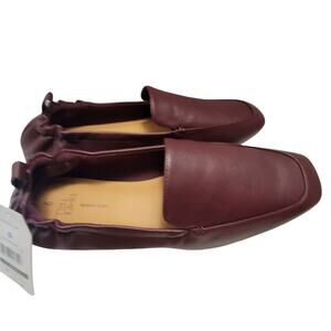 Time and Tru Loafer Memory Foam Slip On Comfort Casual Burgundy Size 9